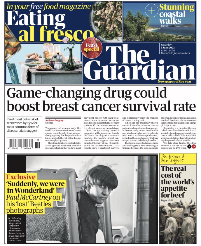 Tomorrow’s Guardian front page #tomorrowspaperstoday