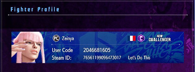 If anyone is down to play some #streetfighter6 drop me an add :)