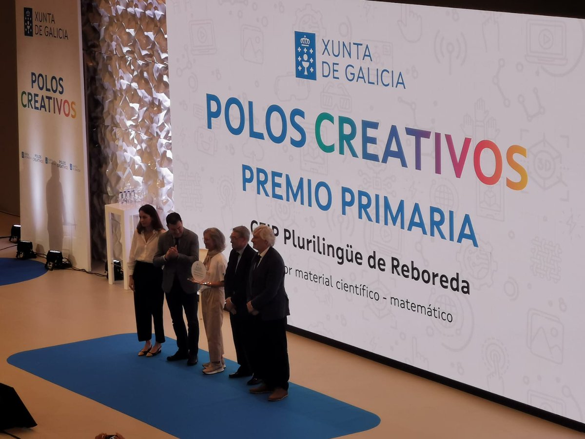 CFRdeVigo's tweet photo. Noraboa aos centros de Primaria do ámbito do @CFRdeVigo premiados nos retos de #poloscreativos: CEIP de Reboreda, CEP Dr. Fleming e CEIP Dr. Laxeiro https://t.co/UmtXn6hMQR