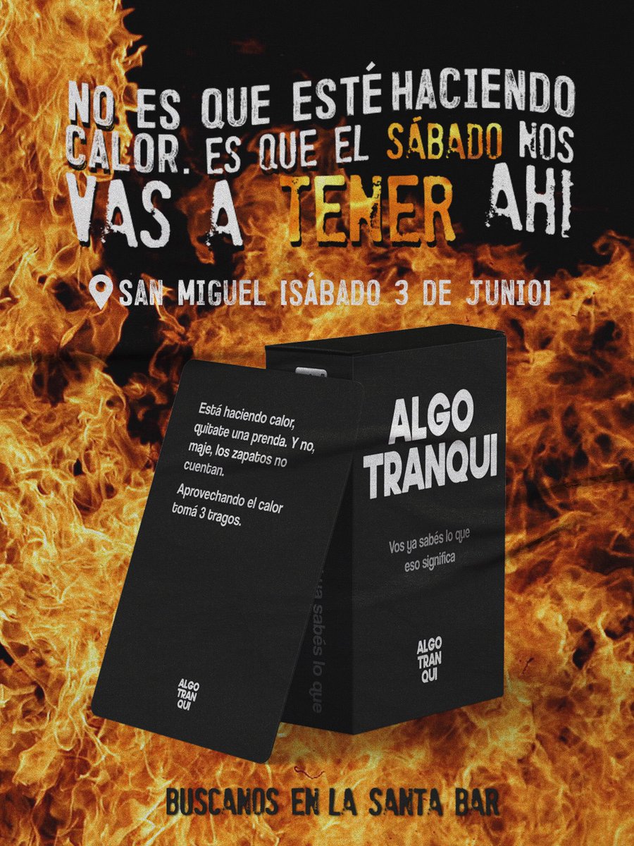 MAÑANA ALGO TRANQUI EN SAN MIGUEL 🧡