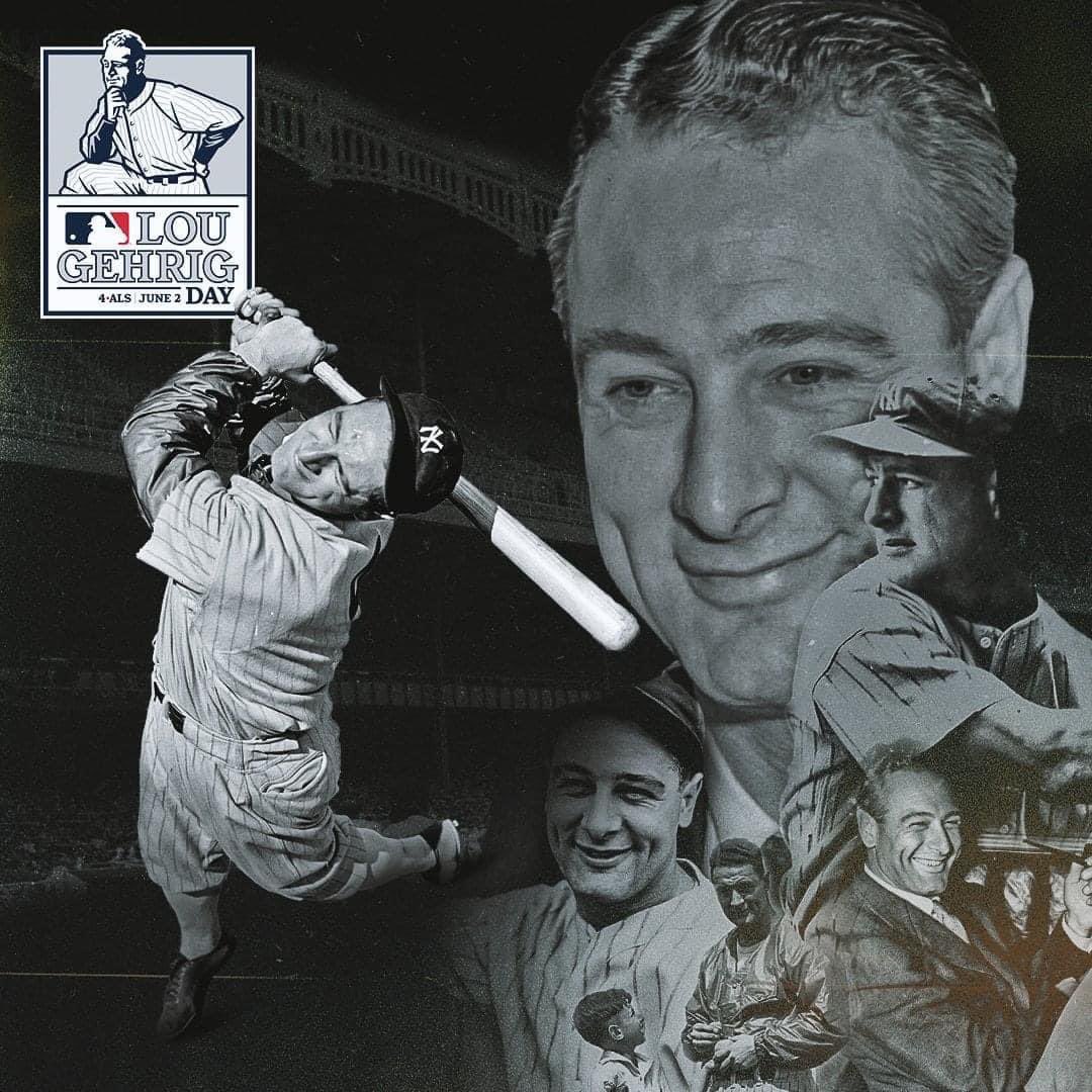 Today is Lou Gehrig day ! One way to celebrate his life is to donate if you are able to The ALS ASSOCIATION. It really hits home for me and my family!!!