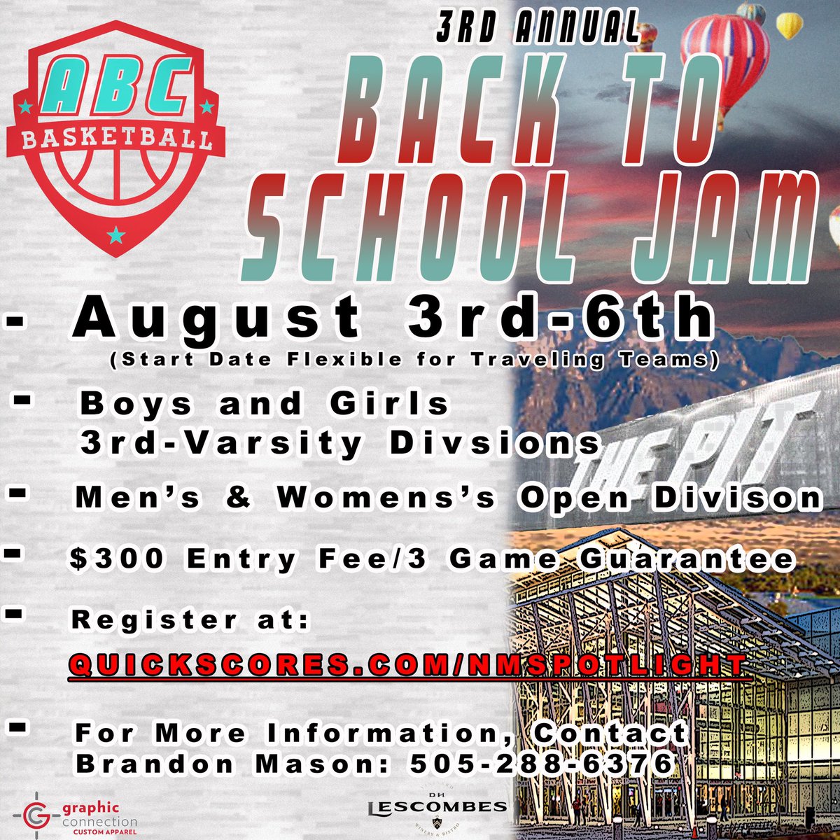 jcasaus10's tweet photo. Back to school jam coming soon‼️👀 Get right and hit up coach @coach_bmase for more info. @AbqBballClub #SS #work https://t.co/p6Sco6vXRB