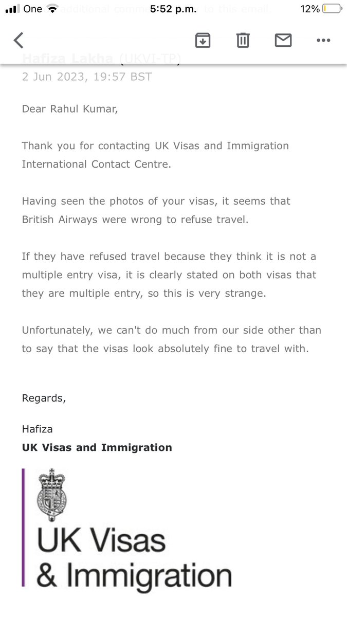 Rahul_ku28's tweet photo. @British_Airways I again send my wife documents to uk immigration department and they said that British airlines has sone https://t.co/nh4h74TkqO is perfect to travel and transit.I my is again planning to travel on 18/6/23.so now she can travel to Bermuda. https://t.co/rEF2tYl2rl