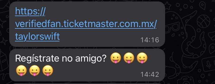 Heliouz__'s tweet photo. not mi ex usándome para conseguir boletos de taylor swift https://t.co/h2VznqnKZx