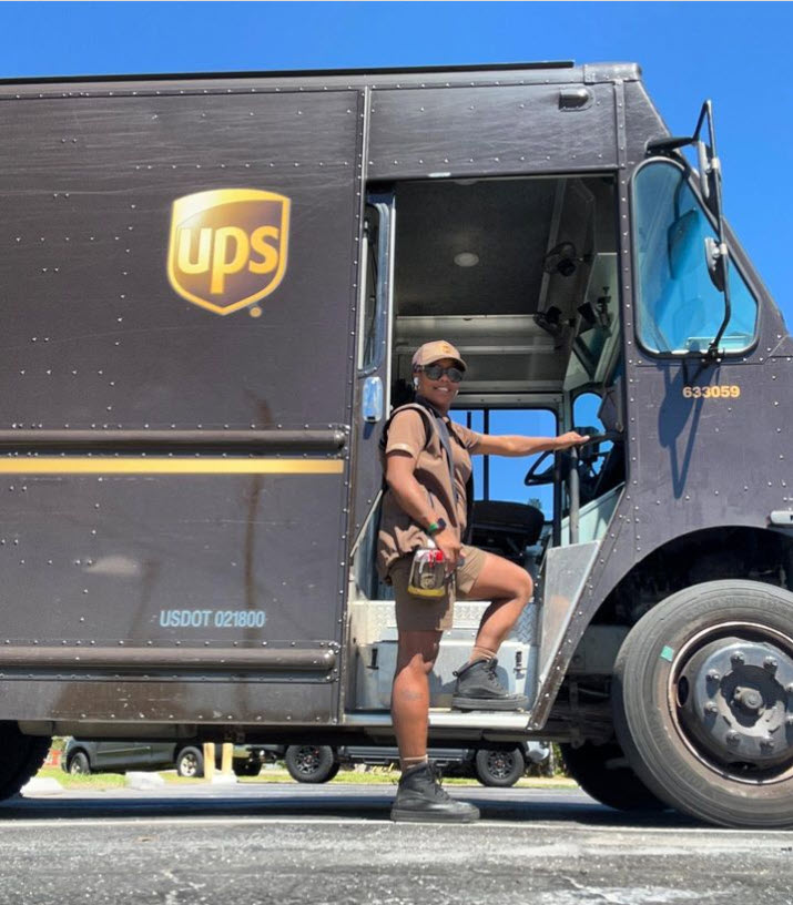 “So, I’m driving my UPS package car down Palm Bay Rd and a mother in a SUV is on my left. She’s beeping her horn 🚙 trying to get my attention. I’m at a red light 🔴 so I look to my left and there is a young girl in the SUV waving at me and says ‘hi!’ I say ‘hi’ back and she’s so…