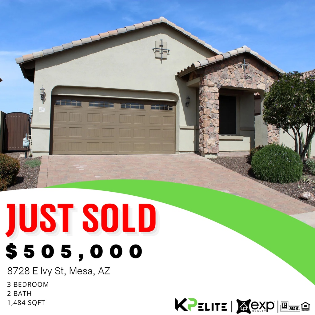 Congratulations! With the unwavering commitment and hard work of our agent, Sarah Ruiz, her client has closed this deal🎉👏🏼

#sold #justsold #soldMesa #soldhouse #offthemarket #homebuyer #homeownership #homebuying #newowner #Mesa #Mesaaz