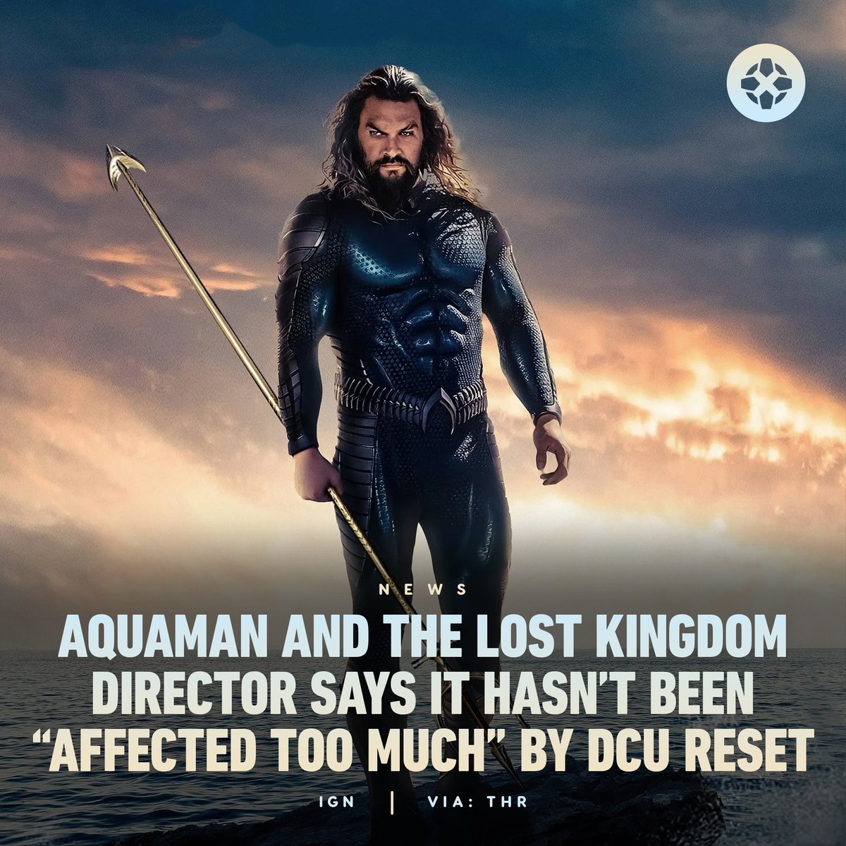 Aquaman and the Lost Kingdom director James Wan said the DC Universe’s big screen reset had little effect on his sequel's story, saying, 'fortunately, the Aquaman universe is pretty far removed from the rest of the world.' bit.ly/42k8XXZ