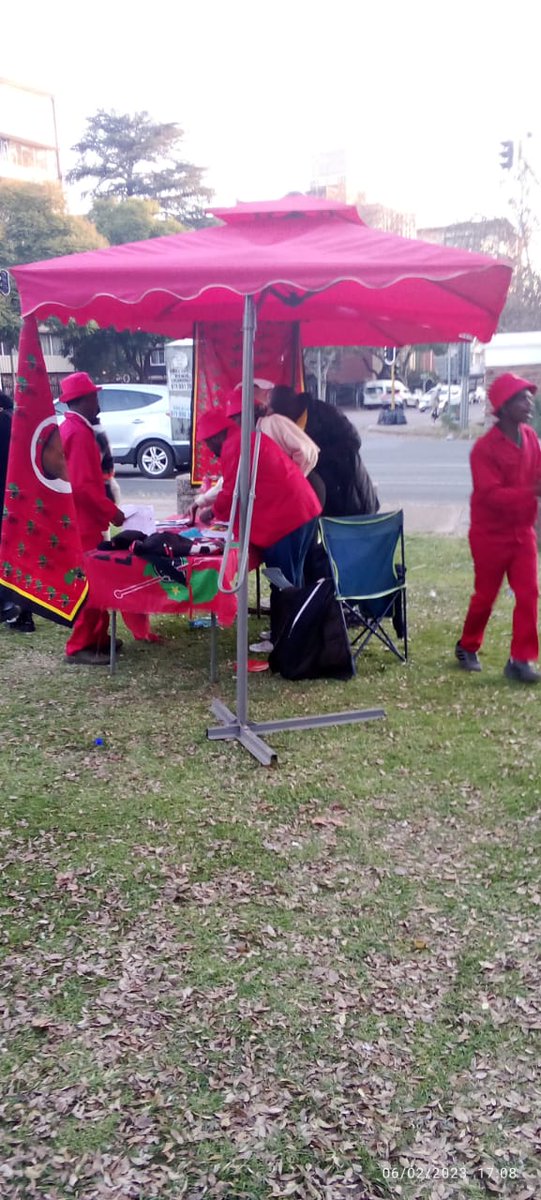 EFF_Swaziland's tweet photo. EFF in Tshwane, voter registration. Victory is certain 2024. https://t.co/zACxmbXui5