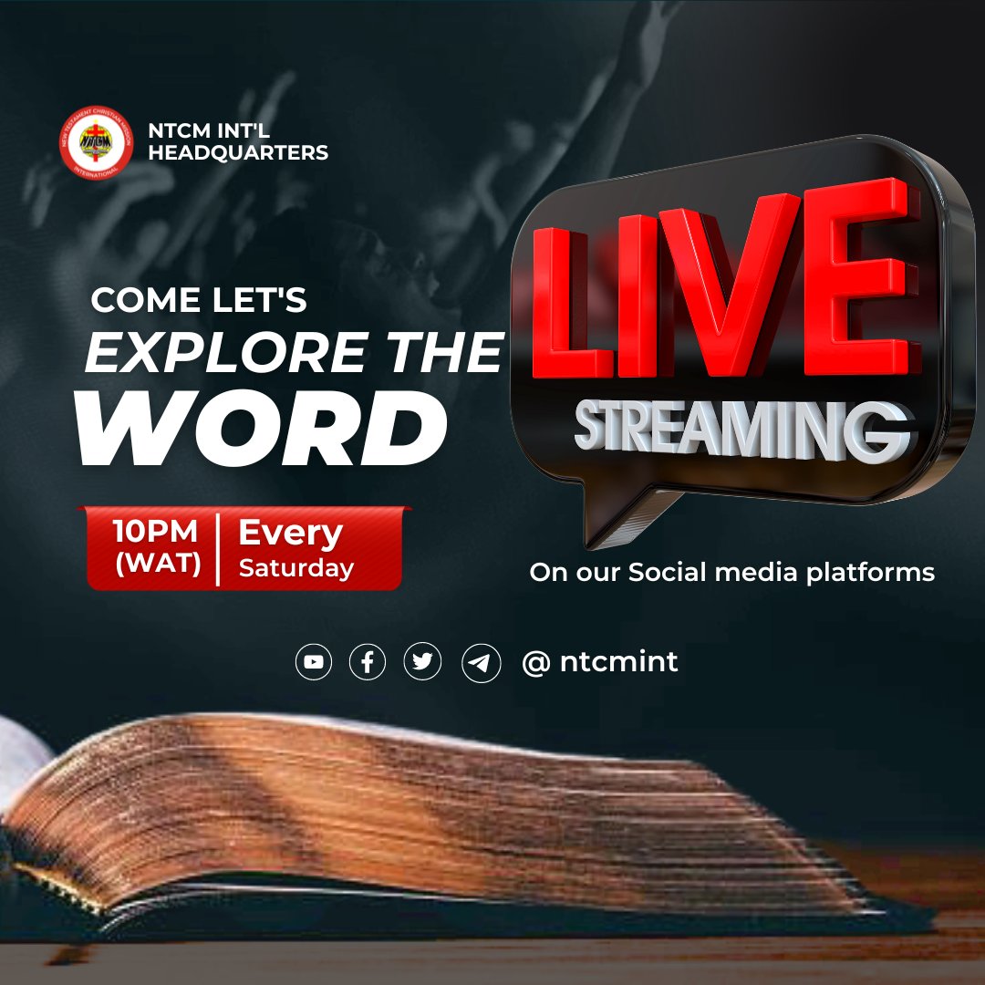 ntcmint's tweet photo. Join us online again tomorrow in our saturday sermon series and be encouraged in God's word. Stay blessed.
#sermonseries #sermonrecap #saturdaynight #weekly #weeklyspecials #ntcm https://t.co/KwKOD9nsvs