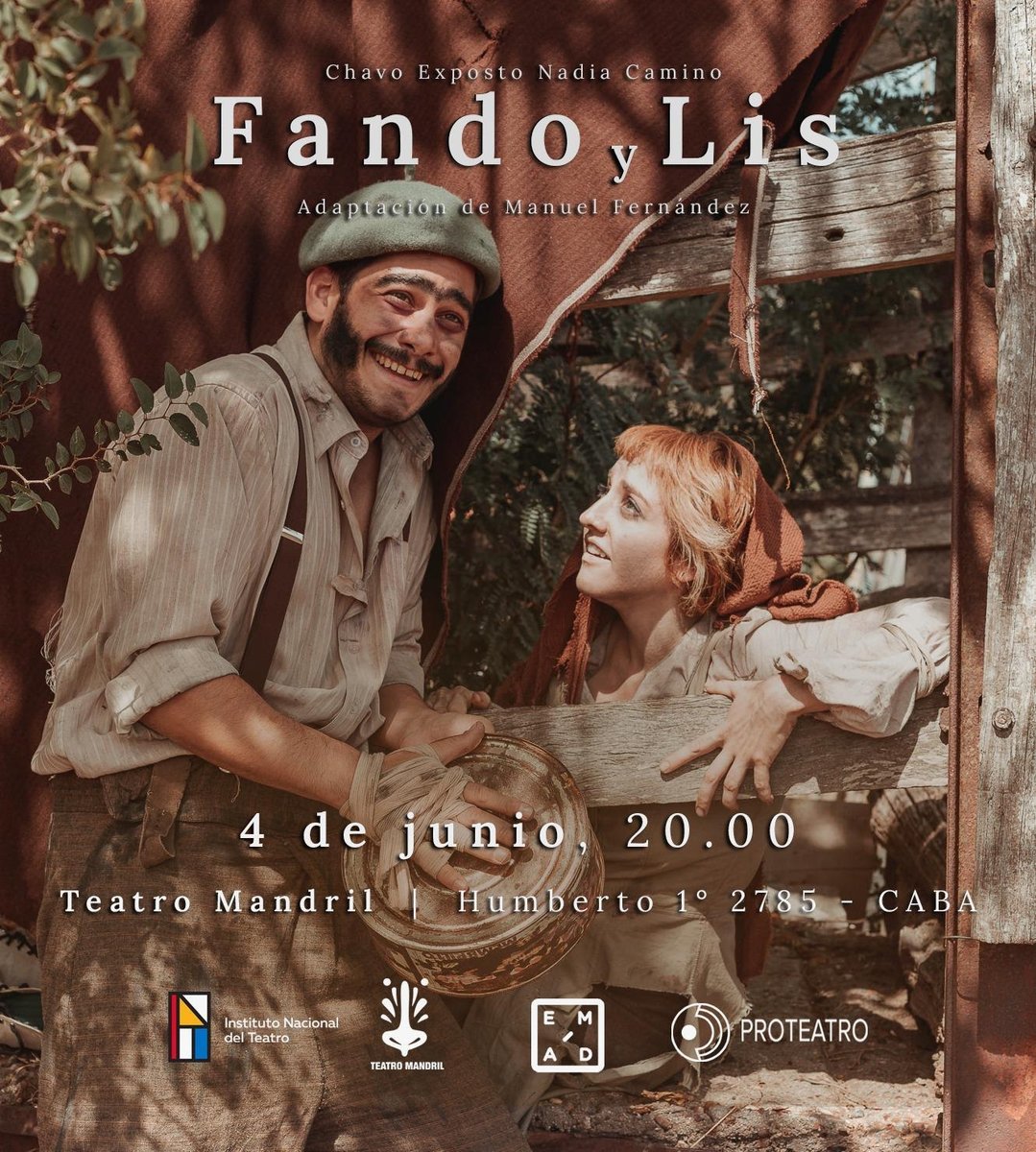 ActualArtistica's tweet photo. Teatro: FANDO Y LIS https://t.co/zb7eelC2bM #teatro #fandoylis https://t.co/Zf860UjILW