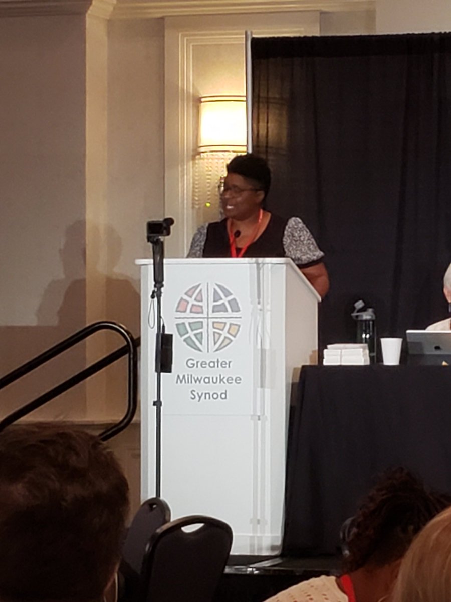 One of the big topics we're covering at the #GMSAssembly23 is learnings from the Diversity Audit that was conducted by Gold Enterprises. 

Dr. Shaunna Gold is sharing what the audit is and what was learned. 
<a href="/MilwaukeeSynod/">Greater Milwaukee Synod, ELCA</a>