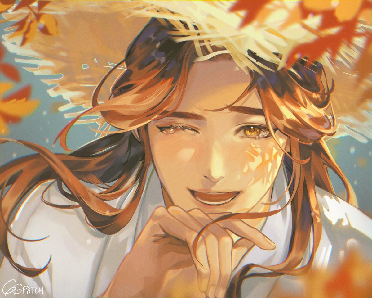 Only after having met you did  I rediscover that it’s such a simple thing to be happy...🍁

＃TGCF #XieLian ＃谢怜 #天官赐福