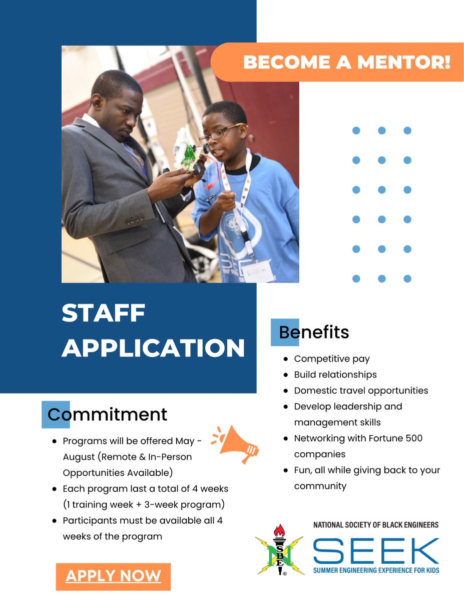 NSBE SEEK Program tweet media