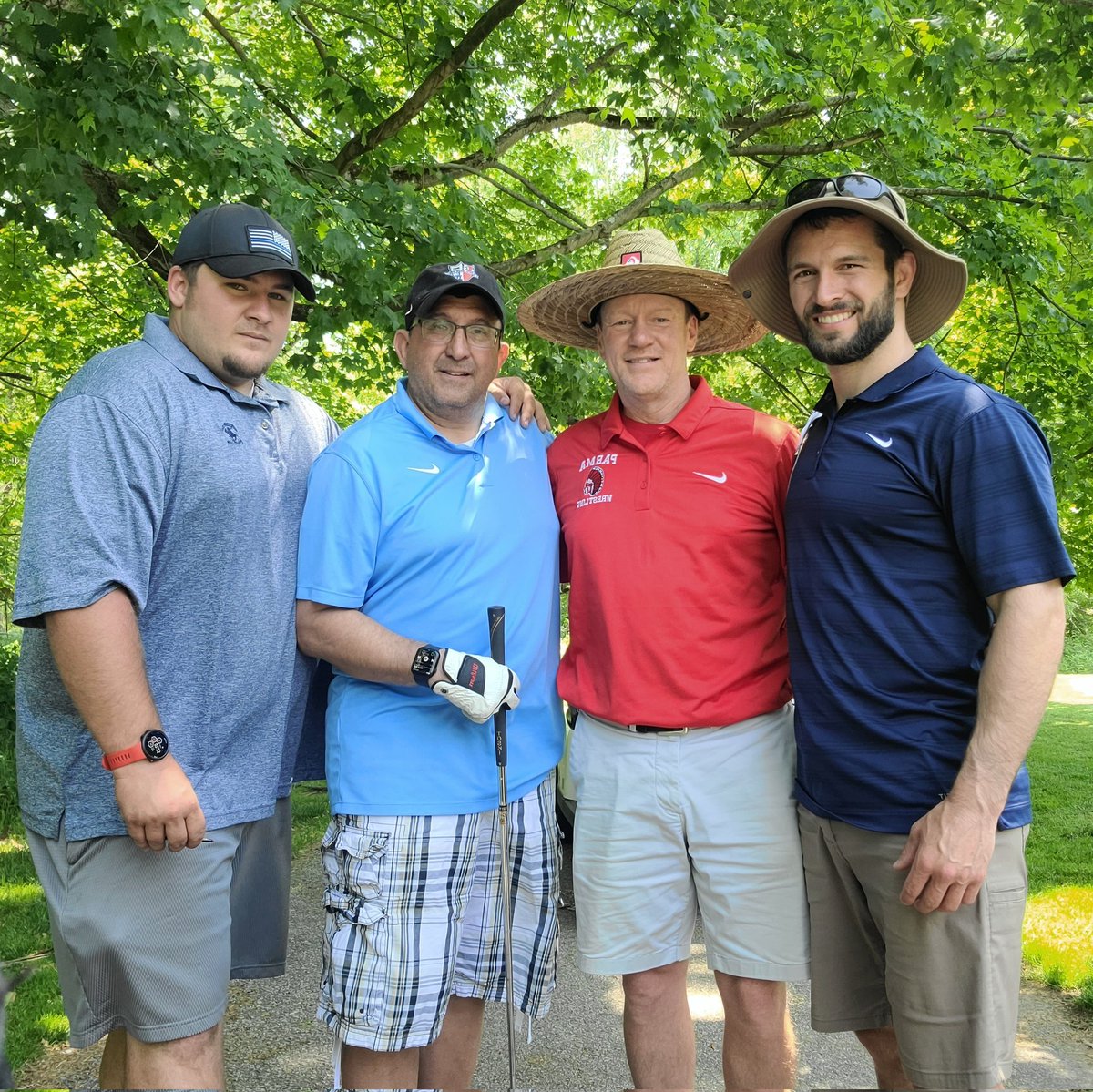 Jth_fromcle's tweet photo. It was an awesome day on the golf course (and I hate golf) with some of the best guys and staff I know. #RedmenForever #BondsRunDeep https://t.co/3qA2rj6lQb