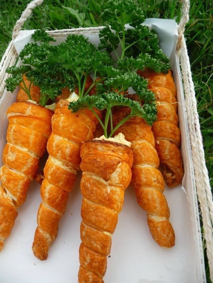 carrot 🥕 shaped croissants 🥐