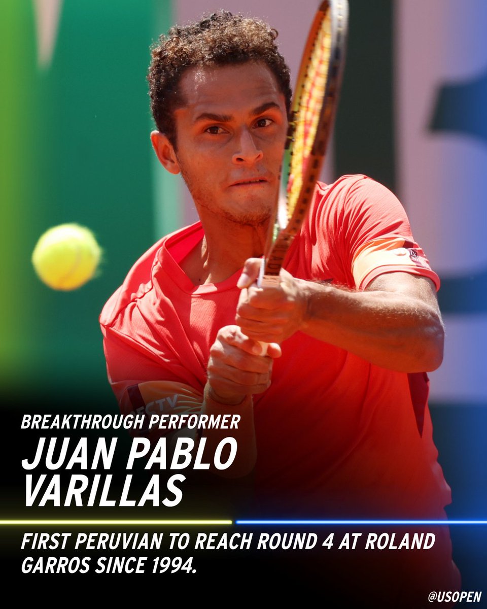 usopen's tweet photo. 😮‍💨😮‍💨😮‍💨

Three five-set wins later, Juan Pablo Varillas makes history for 🇵🇪! https://t.co/ftcmliKGvS