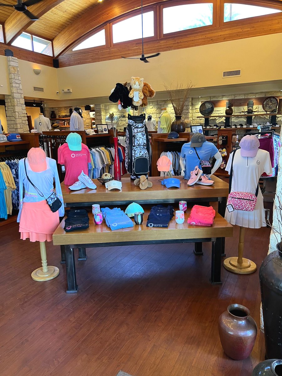 OcotilloGolf's tweet image. Women's Golf Day is June 6! Celebrate in style and take 40% off your purchase of women's apparel now through June 6. The Golf Shop Hours are 6:00am - 5:30pm. Stock up on gear from your favorite course! #liveconnectplay #arcisgolf