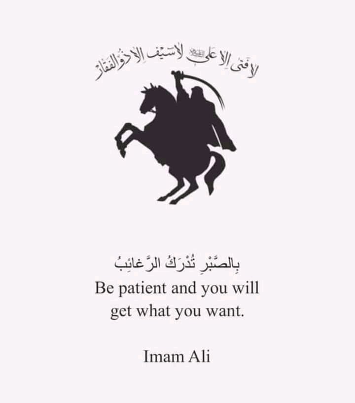 Be patient and you will get what you want.

Imam Ali  (a.s)

#Agakhan #ismaili #ImamAli