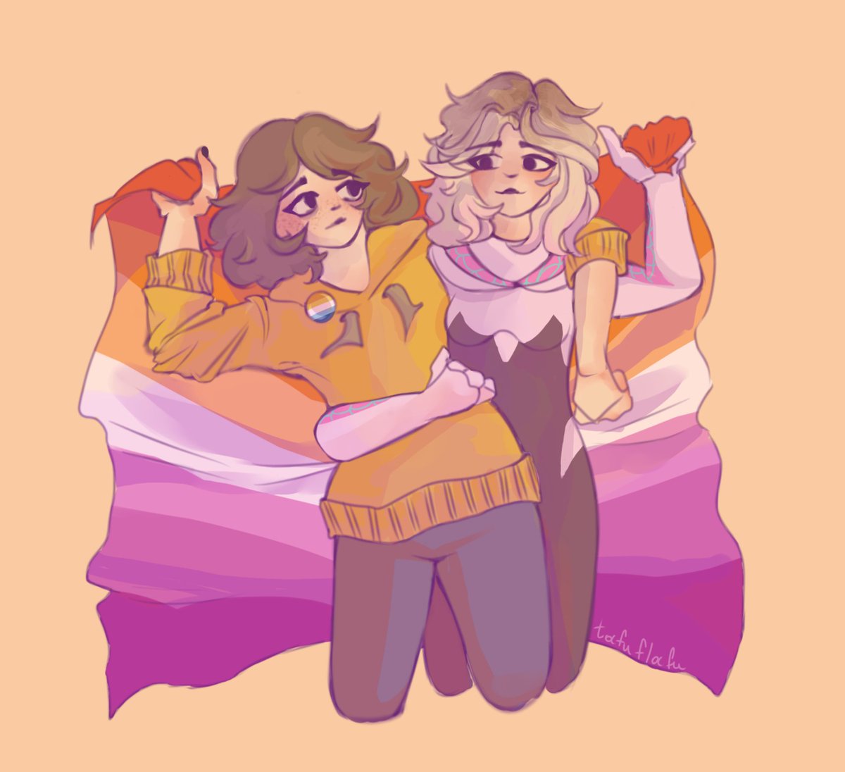 LETS GO LESBIANS LETS GO 🗣️🗣️‼️‼️
THIS IS MY WIFE 🦅🇺🇸🇺🇸

#PrideMonth #lesbian #GwenStacy #spiderman #SpiderManAcrossTheSpiderVerse #gwenstacyart #spidermanart #pride #PrideMonth2023