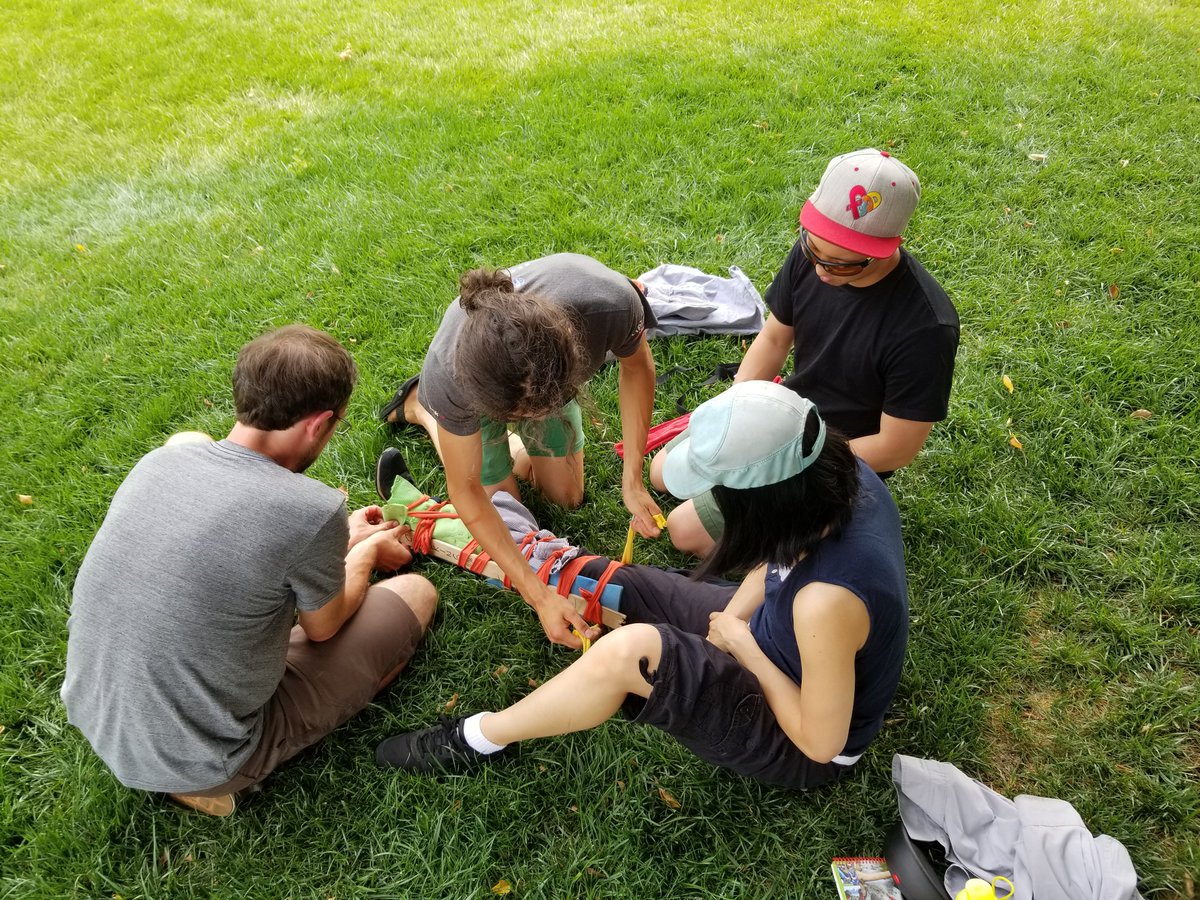 Who needs Wilderness First Aid training for their UCD field work? A few spots have opened up for a two-day class this weekend -- get in touch if you're interested!