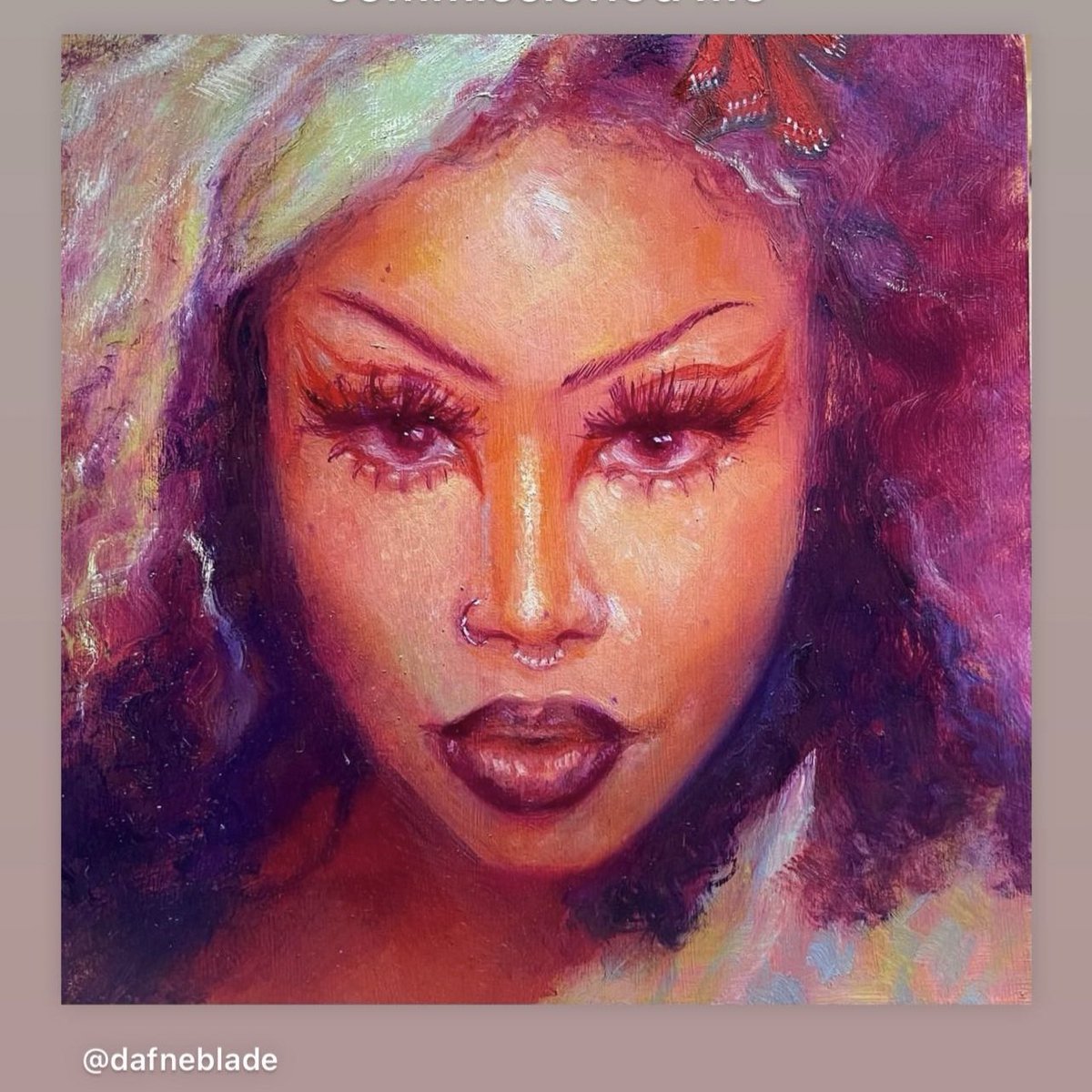 doodledaf's tweet photo. Is 150 too low for 8x8” oil on wood portraits? Do u think i can push for a fun number like 222 or 333 ? Or should i push for large canvas like 10x10”?? https://t.co/XlHJAxFtkk