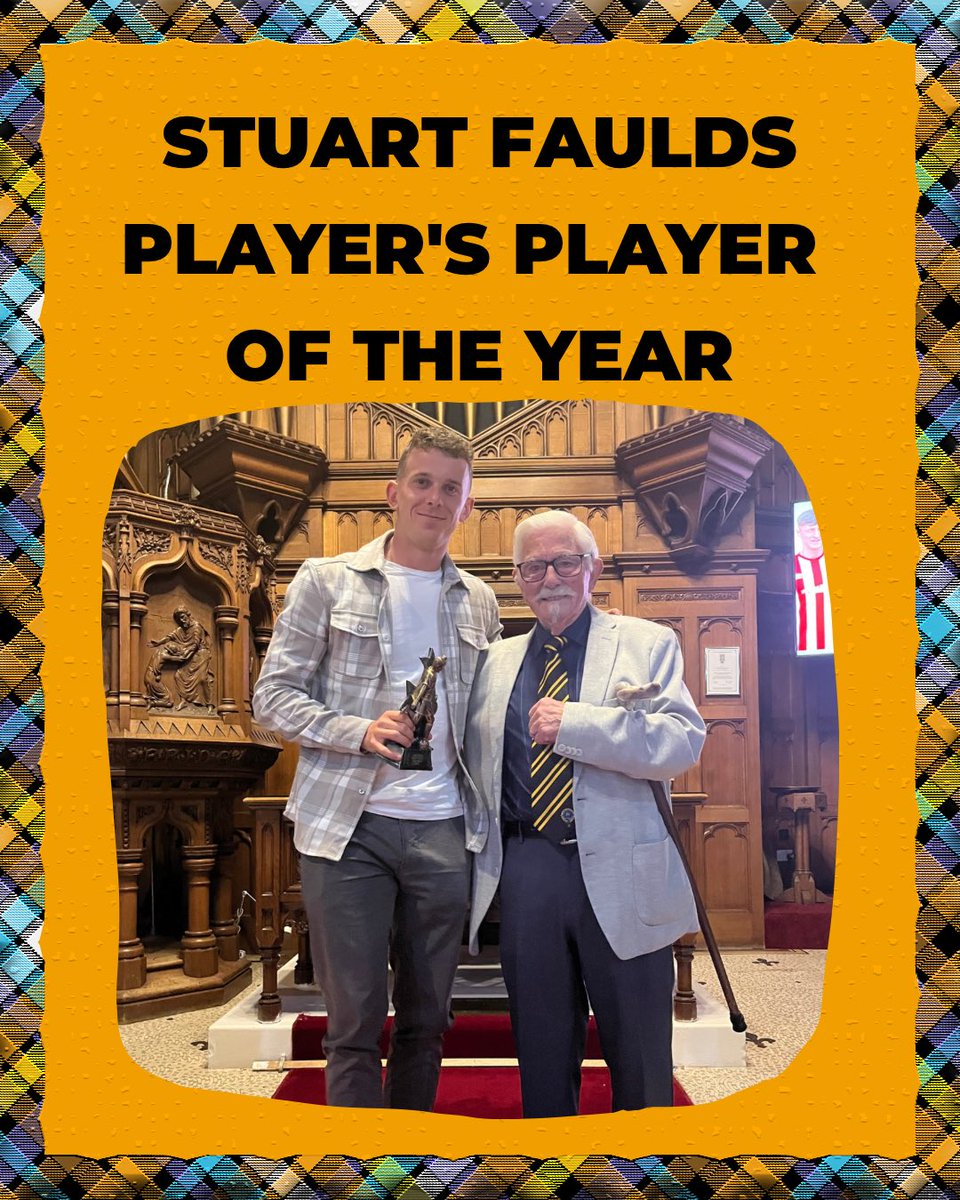 He had to win this. @StuartFaulds, Player’s Player of the Year.

What a player. What an award. 🎉