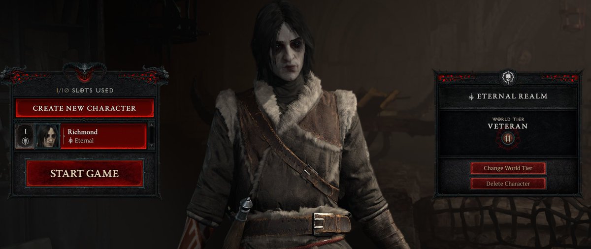 Collin_Farmer's tweet photo. I’m convinced one of the @Diablo developers thought it would be awesome to style the Necromancer as Richmond from #ITCrowd, they were right. Meet my Necro, Richmond. #DiabloIV https://t.co/8bTS4dYDl3
