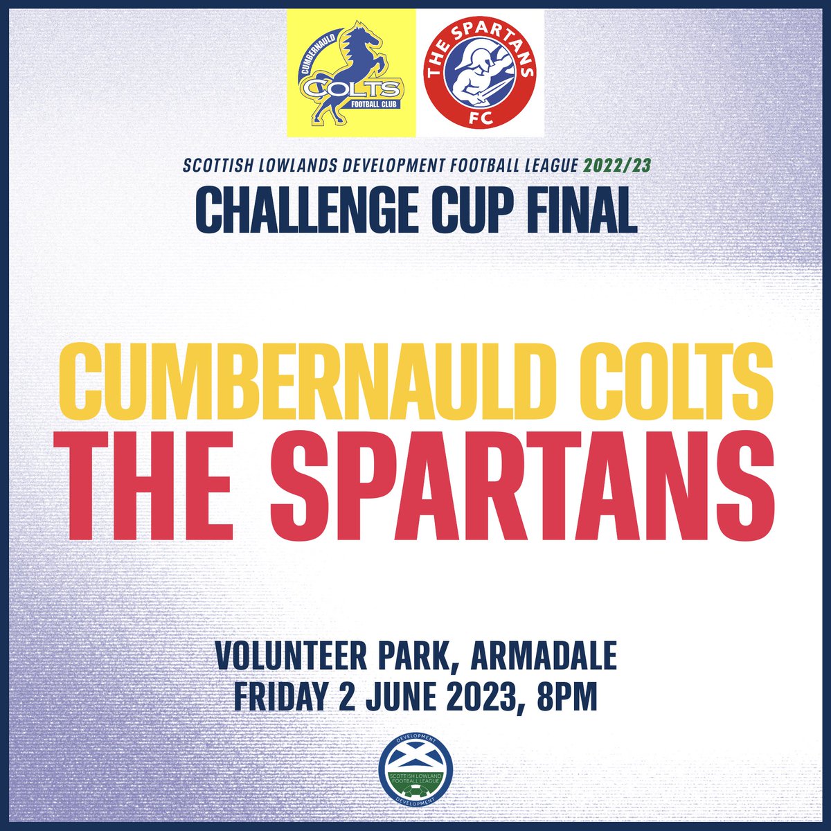 🏆 Congratulations to Spartans who have won this season's SLDFL Challenge Cup. They defeated Cumbernauld Colts 4-1 on penalties after a 2-2 draw in regular time.