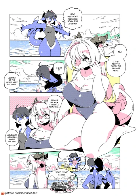 Modern MoGal #264 -  Beach memories 🐲🌅

#modernmogal 