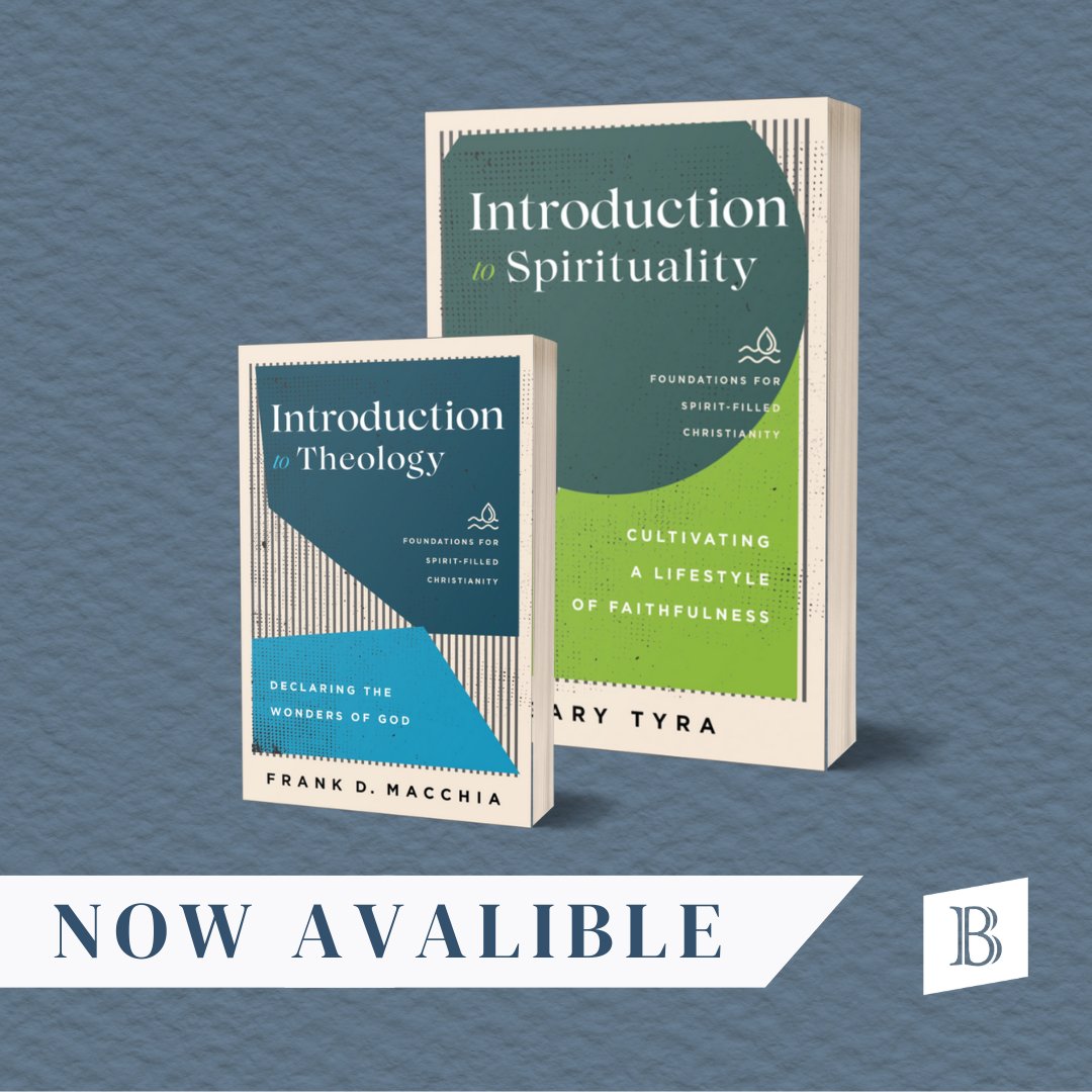 BakerAcademic's tweet photo. Introduction to Spirituality &amp; Introduction to Theology are now available, which are part of the series Foundations for Spirit-filled Christianity https://t.co/KfGoR6VNce https://t.co/DtVhEJ89Ay https://t.co/CQkVVZnrUE