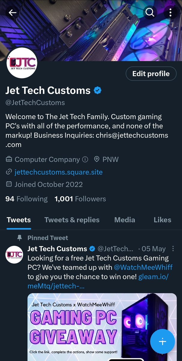 JetTechCustoms's tweet image. 1k followers!! WE DID IT! Thank you all so much for your support! It means everything to me, but this is just the beginning!