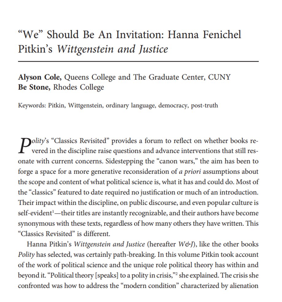 Polity, journal of political science tweet media