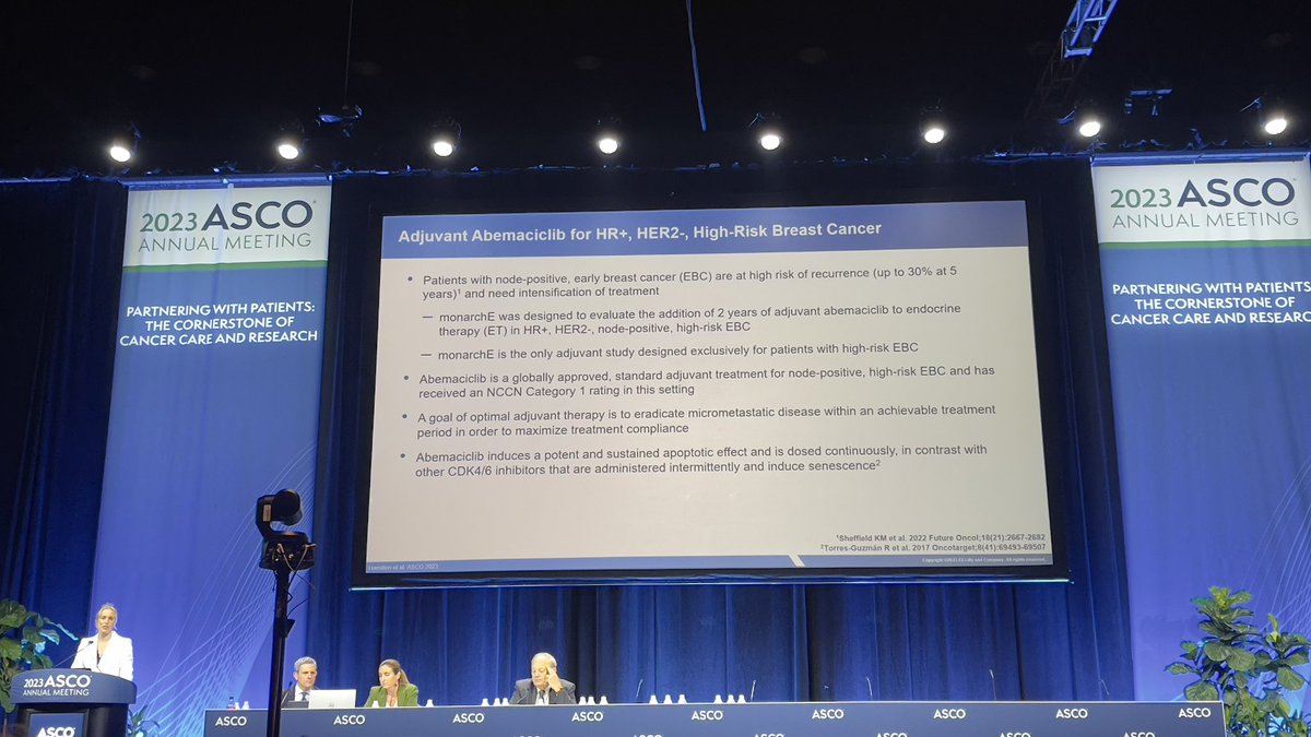 YatingWang885's tweet photo. Captivated by @ErikaHamilton9 Dr. Erica Hamilton's presentation on the groundbreaking Phase III monarchE trial at #ASCO2023 #ASCOtrainee #breastcancer https://t.co/NZxMTNURLJ