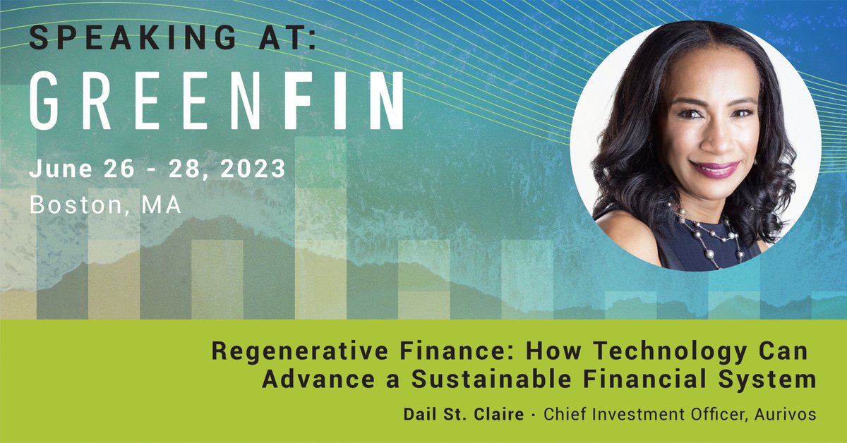 So exciting having Dail St. Claire speaking at #Greenfin23 by @GreenBiz this month 26-28, in Boston. In her panel she will speak about climate change solutions including innovations in the carbon markets that @ZeroSixCarbon is delivering.

To register: lnkd.in/e_9mgBCw