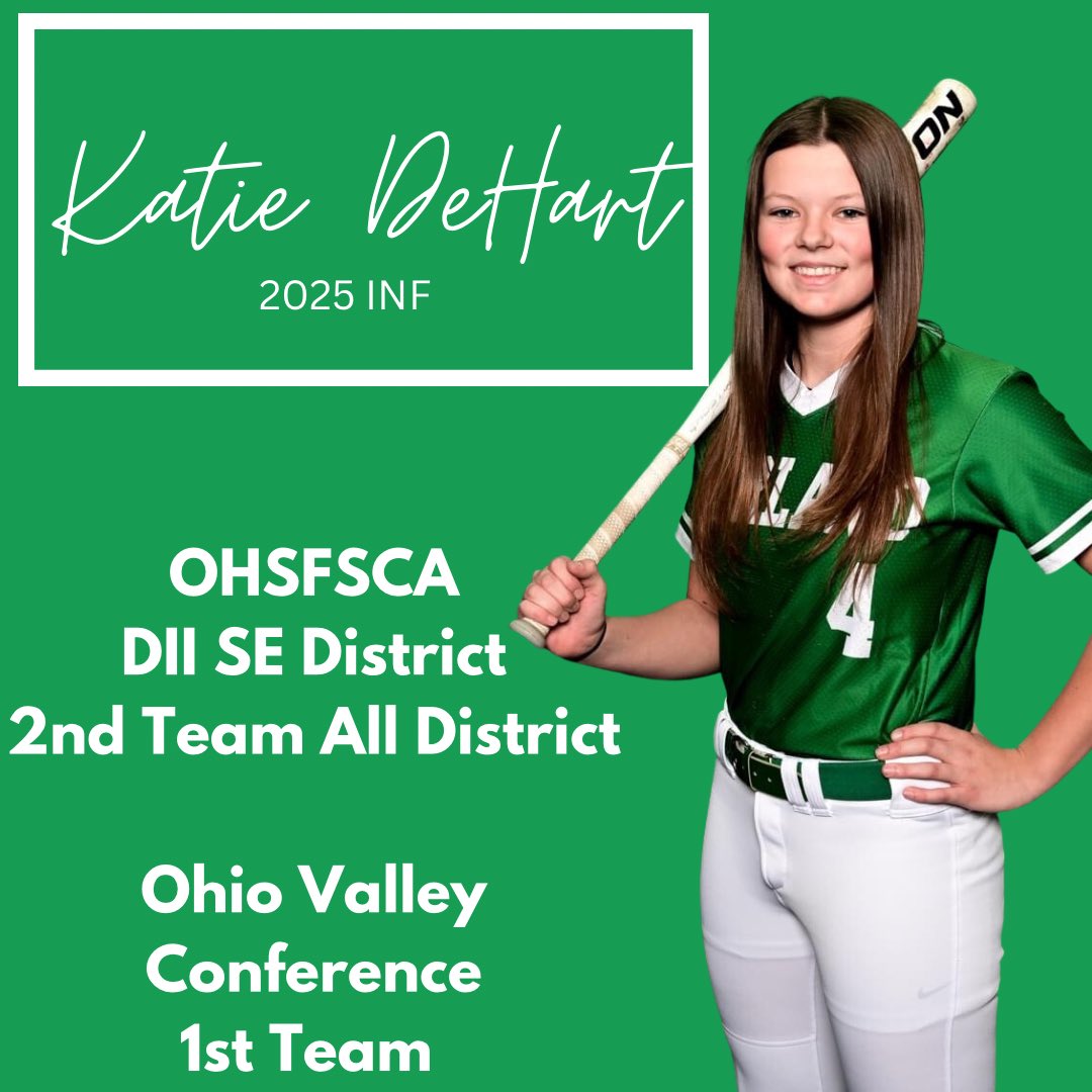 Rockstar second baseman Katie Dehart is only a sophomore and getting big time recognition in the district and conference.