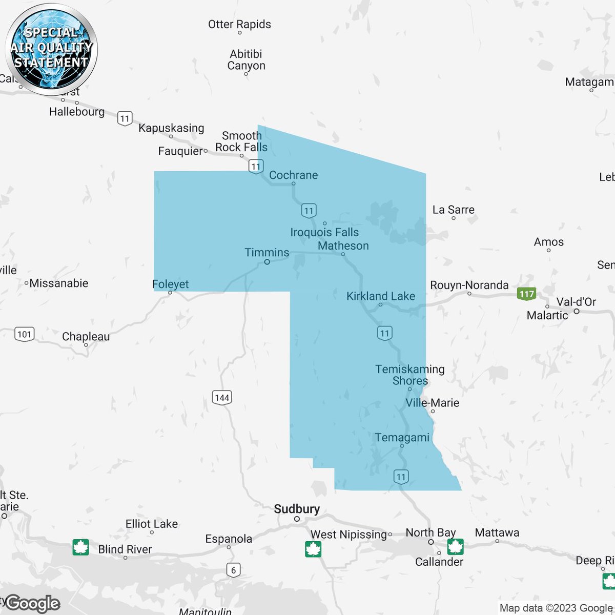 Instant Weather Ontario on Twitter "onstorm 531p SPECIAL AIR QUALITY STATEMENT ISSUED by
