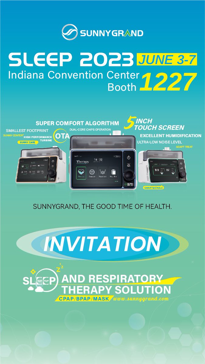 allo_van's tweet photo. @michaelgrandner Welcome to visit our booth located at 1227 Indianapolis Convention Center,where you can explore our latest PAP products. https://t.co/HF0mJzgVfV