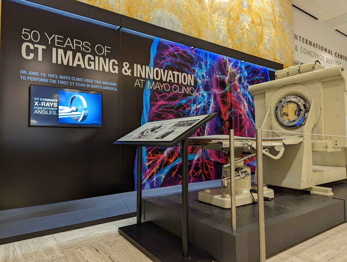 MayoRadiology's tweet image. Did you know @MayoClinic had the first #CTscanner in North America? It&apos;s true -- and this is it! We&apos;re celebrating our #CTRad history this month with &quot;50 Years of #CTimaging and Innovation at Mayo Clinic.&quot; #SeeingIsSaving buff.ly/3ISHJkq
