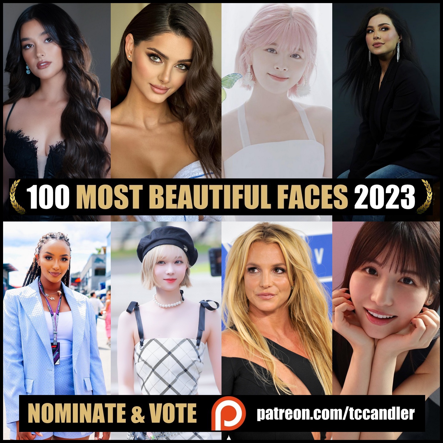 TC Candler on Twitter "Nominations for The 100 Most Beautiful Faces of