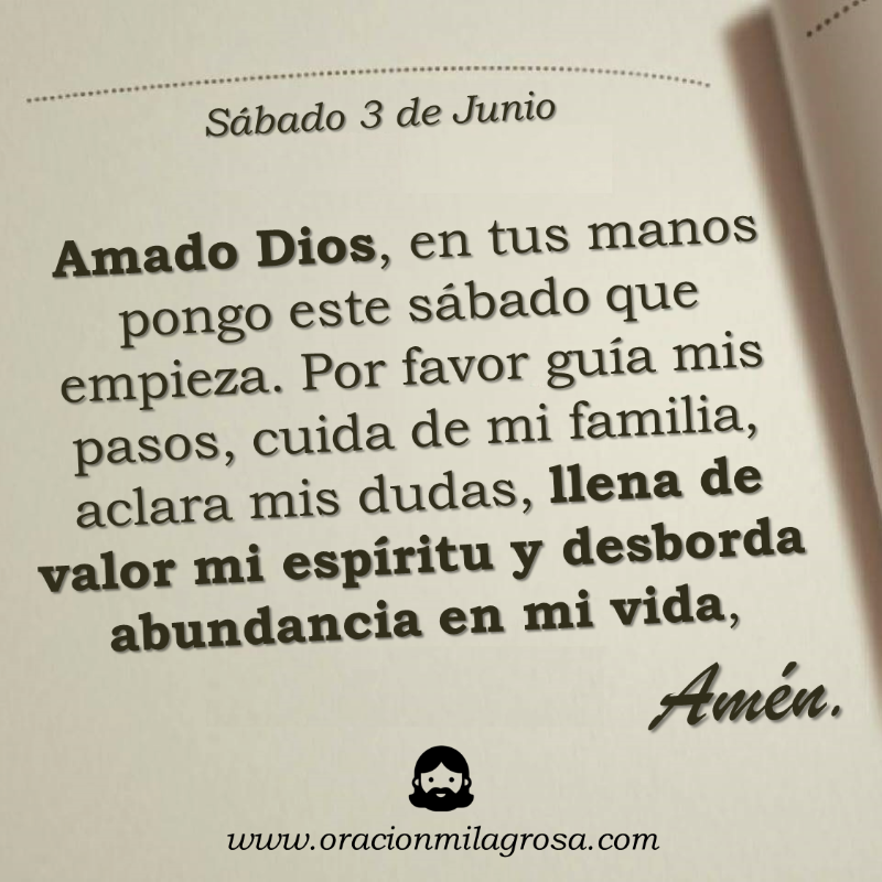 oracion_milagro's tweet photo. Oración para el sábado 3 de junio de 2023: https://t.co/TbLH0QLosK