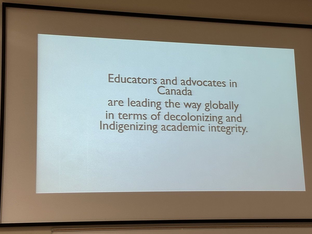 Canada is leading the way in decolonising #academicintegrity, finds @DrSarahEaton #CSAI23