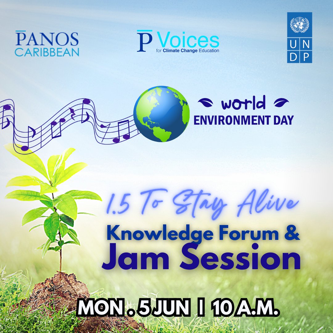 🎶It's getting hotter everyday. #ClimateChange is on the rise &amp; it don't play.🎶

In light of 📈🌡️&amp; more, #UNDP, <a href="/PanosCaribbean/">Panos Caribbean</a> &amp; local artistes team up for a #WorldEnvironmentDay special with support from <a href="/ForestryDeptJa/">Forestry Department</a>. Stay tuned for details + a Call to Action from artistes.