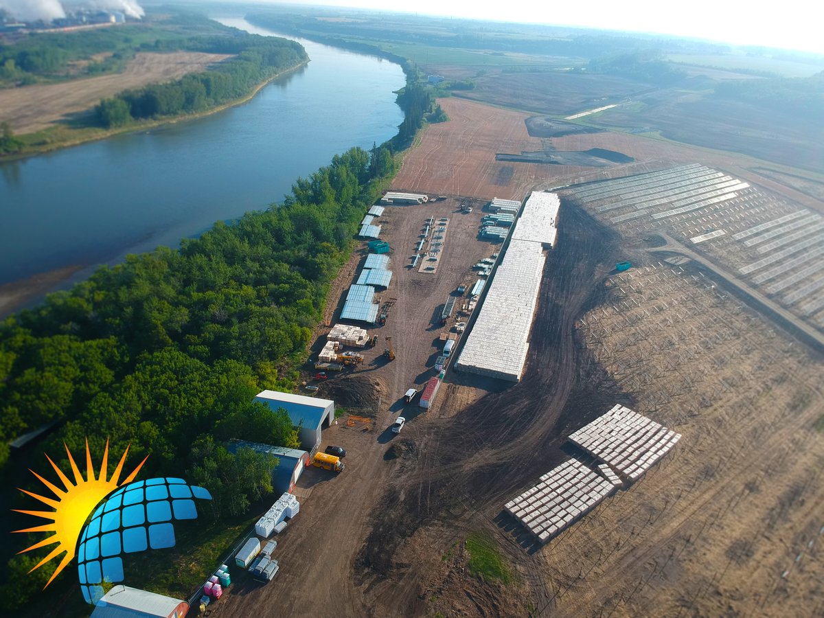 CBI_Solar's tweet photo. Take a look at our laydown for our 81MW solar PV project near Fort Sask., AB. 
Thanks @Alltradeind for the opportunity!
#solarcanada #thefutureisbright
#fortsaskatchewan #edmontonsolar #photovoltaic
#solaralberta #renewableenergy #alberta #megawatt
#solarpower #solarenergy #solar https://t.co/1ok4z6n8xU