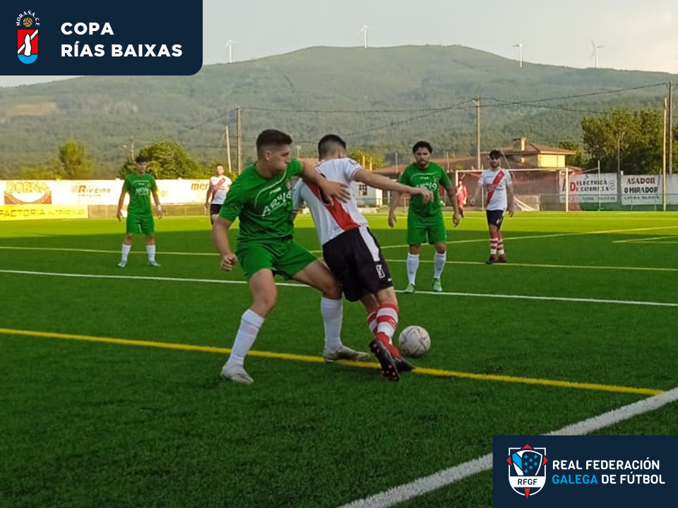 🏆 𝗖𝗢𝗣𝗔 𝗥𝗜́𝗔𝗦 𝗕𝗔𝗜𝗫𝗔𝗦 I E pasamos ás Semifinais cunha traballada victoria nas Lombas! Tocou remontar ao final!

𝗖𝗮𝘁𝗼𝗶𝗿𝗮 𝗦.𝗗. 2️⃣ - 4️⃣ 𝗠𝗼𝗿𝗮𝗻̃𝗮 𝗖.𝗙.

⚽ Goles de Velay, Víctor, Seydou e Aarón.

#VamosMoraña #PrimeiroEquipo #CopaRiasBaixas