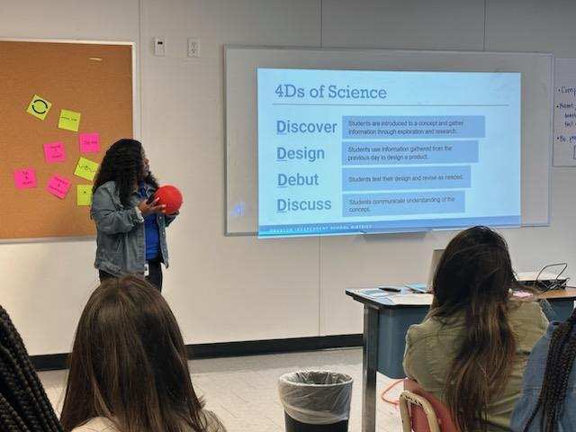 Teammate highlight!!! 
<a href="/DBWilliams2021/">Delisha Broussard Williams</a> you inspire me! Today was a success. Your attendees were engaged and excited to implement the 4Ds of science!!! 🥳🥳

@HISD_ElemSci @TeamHISD <a href="/DonelleWilliams/">Donelle Williams, Ed. D.</a> <a href="/JoJo_10_17/">Joseph Vaughn</a> <a href="/CortneyHaislip/">Cortney Haislip</a>