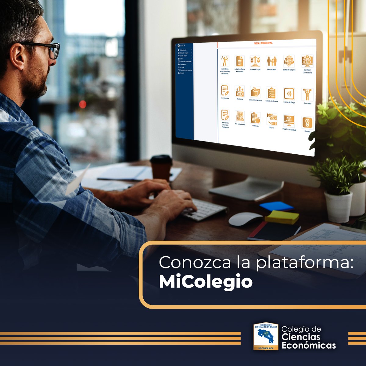 colegiocecr's tweet photo. Desde nuestra plataforma MiColegio, usted podrá resolver y realizar trámites con mucha practicidad y facilidad.  

¿Ya la conoce?, acceda por medio del siguiente link: https://t.co/itrrSnMgGU
#SomosCienciasEconómicas
Contáctenos
WhatsApp: https://t.co/8okishYnfa https://t.co/711MXFkzvM