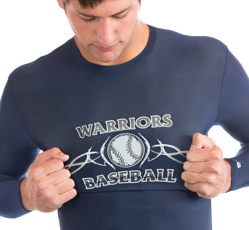 This type of heat transfer is applied at low temperature to prevent melting or scorching of heat-sensitive fabrics. It is ideal for performance and moisture-wicking apparel. #brandedmerchandise #customapparel #heattransfers #decoratingtechnique #ThinkVamos