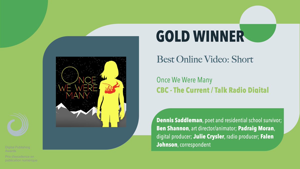 Digital Publishing Awards 🇨🇦 tweet media