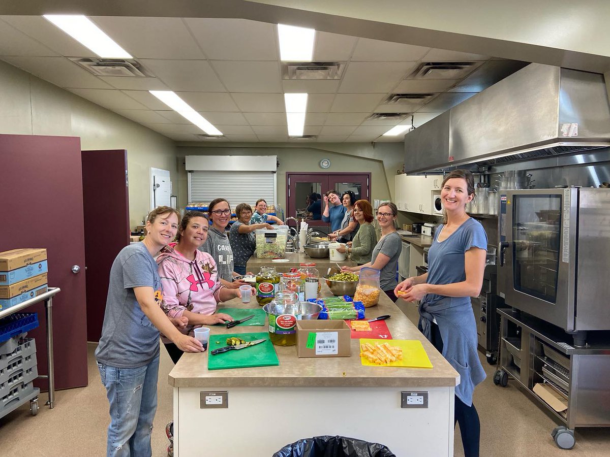 SPECIAL THANKS to this crew of volunteers for their work prepping for the pig roast meal tomorrow at the Kitscoty Regional Park during KITSCOTY DAYS!  have you bought tickets yet- buy them at kitscotydays.com or in-person tickets tomorrow at the Kitscoty Regional park!!