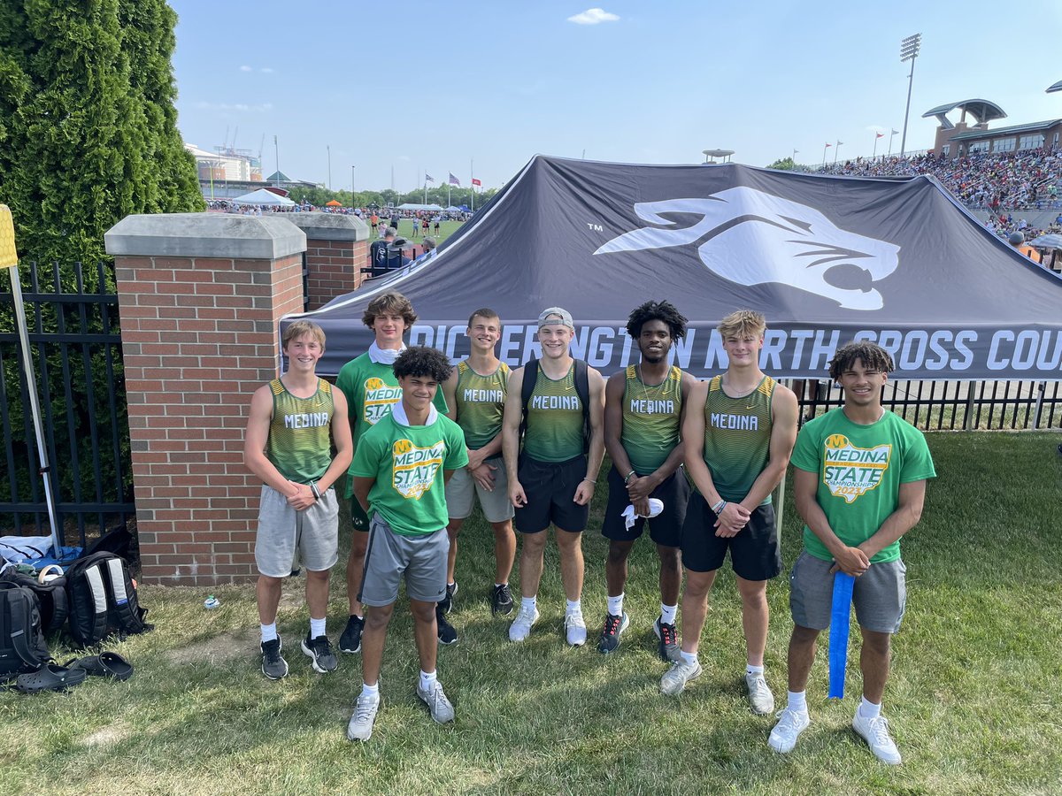 Good luck to our Medina Football family members and the rest of <a href="/MedinaBeesTrack/">Tobin Stepsis</a> this weekend at the State meet!